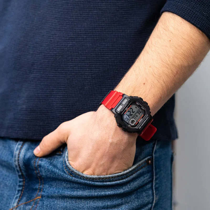 Casio Youth General Grey Dial Men's Watch- WS-1400H-4AV